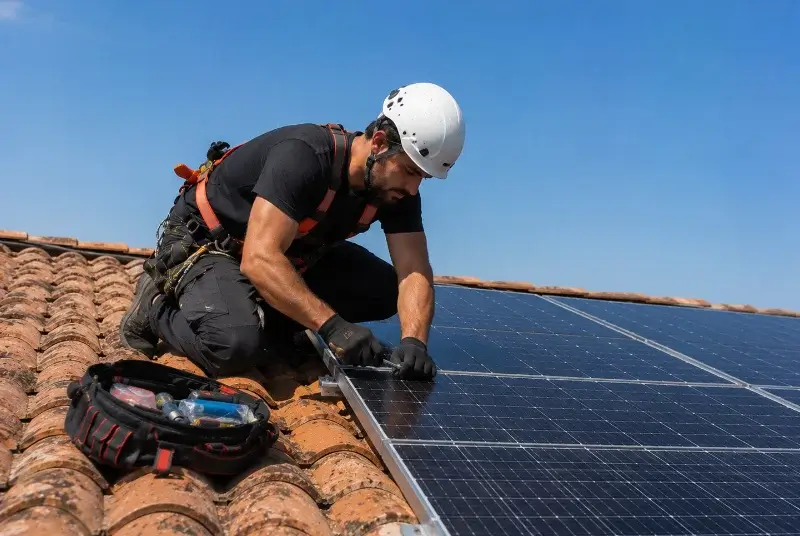 Maintenance et monitoring de panneaux solaires à Saint-Herblain